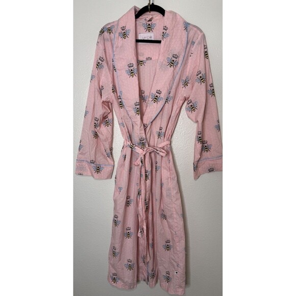 The Cat’s Pajamas Queen BEE Cotton Robe Hive Size M/L - Picture 4 of 7